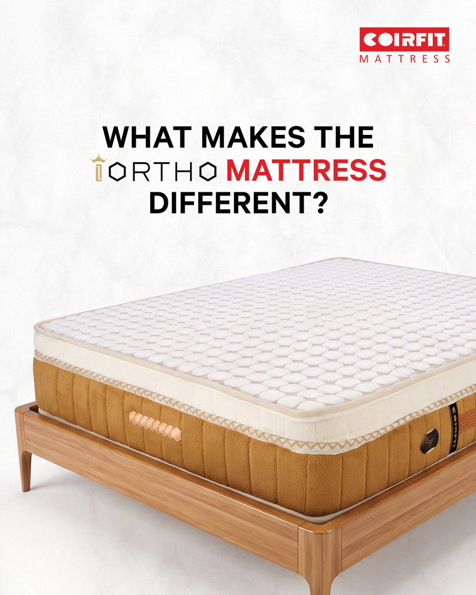 coirfit's tweet photo. Elevate your sleep experience with the i-ORTHO Mattress by Coirfit. 

https://t.co/BJYlyNm3Qc

#Coirfit #iORTHO #OrthoMattress #OrthopedicMattress #OrthopedicSupport #BackSupport #SpineSupport #MattressIndia #MattressUpgrade #SleepComfort https://t.co/wylc9DsNbT