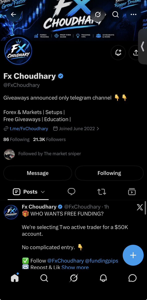 Theo8416's tweet photo. @FxChoudhary @fundingpips @CRT_Guru 
@ICTSniper474 
@itsprakharji 
All tasked done https://t.co/5OXkOyYcLB