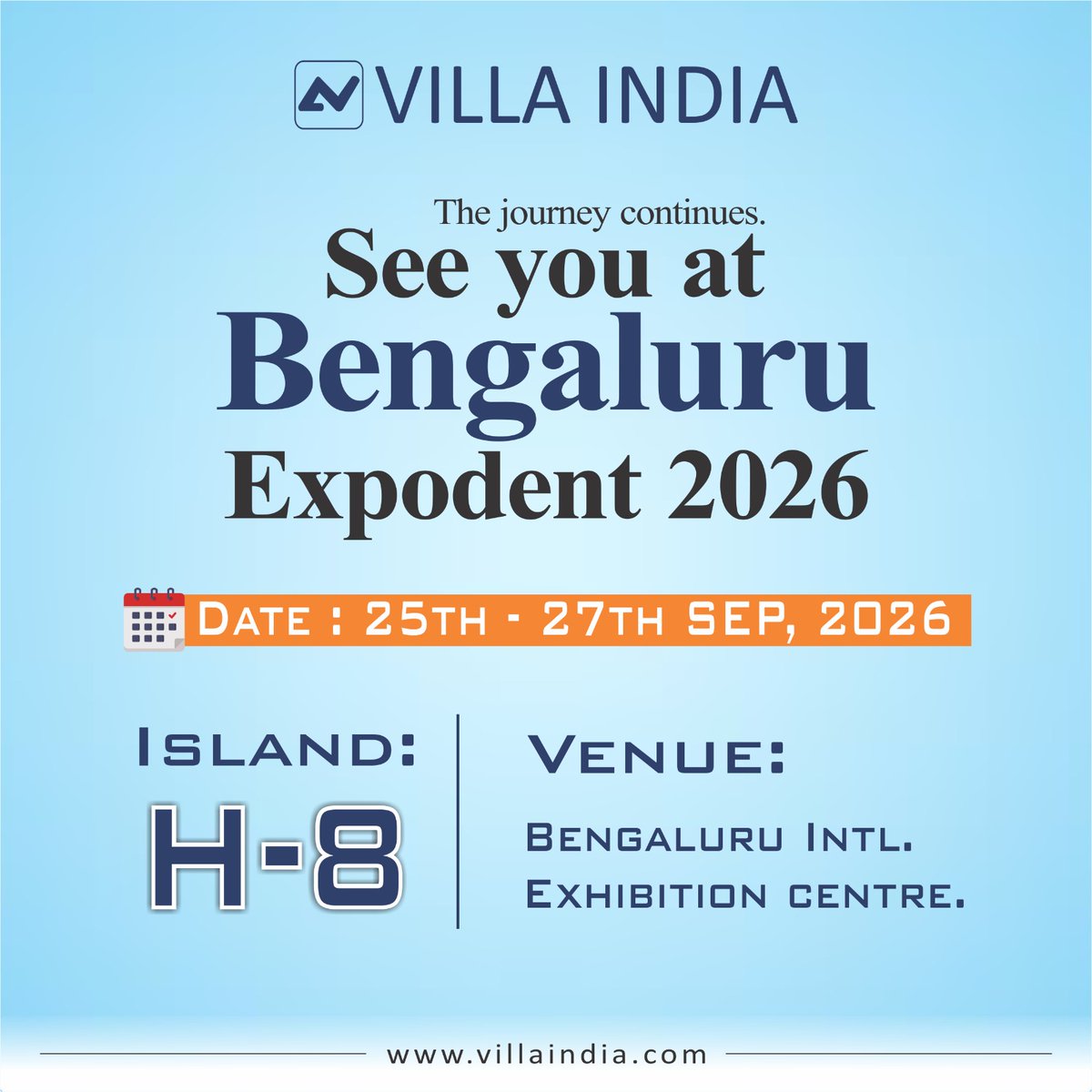 Villa_india__'s tweet photo. 🙏 𝙏𝙝𝙖𝙣𝙠 𝙔𝙤𝙪, 𝘾𝙝𝙖𝙣𝙙𝙞𝙜𝙖𝙧𝙝! 𝙉𝙚𝙭𝙩 𝙎𝙩𝙤𝙥: 𝘽𝙚𝙣𝙜𝙖𝙡𝙪𝙧𝙪! 🚀✨
Toll Free: 1800 202 1960
Web: https://t.co/iBPf6IsSzw
#villaindia #expodentchandigarh #bengaluruexpodent #expodent2026 #bengalurudentists #biec #digitaldentistry #dentalexhibition #dentaltech https://t.co/wCmJfqqiQt