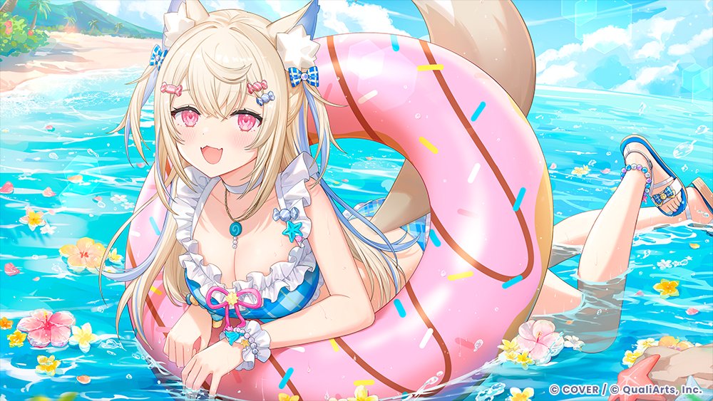 n_n_nima's tweet photo. ホロライブ公式スマートフォンゲーム「hololive Dreams (ホロライブドリームス)」にて、 
フワワ・アビスガードさんとモココ・アビスガードさんのイラストを担当いたしました✨
 #ホロドリ https://t.co/hkDT4bGnzd