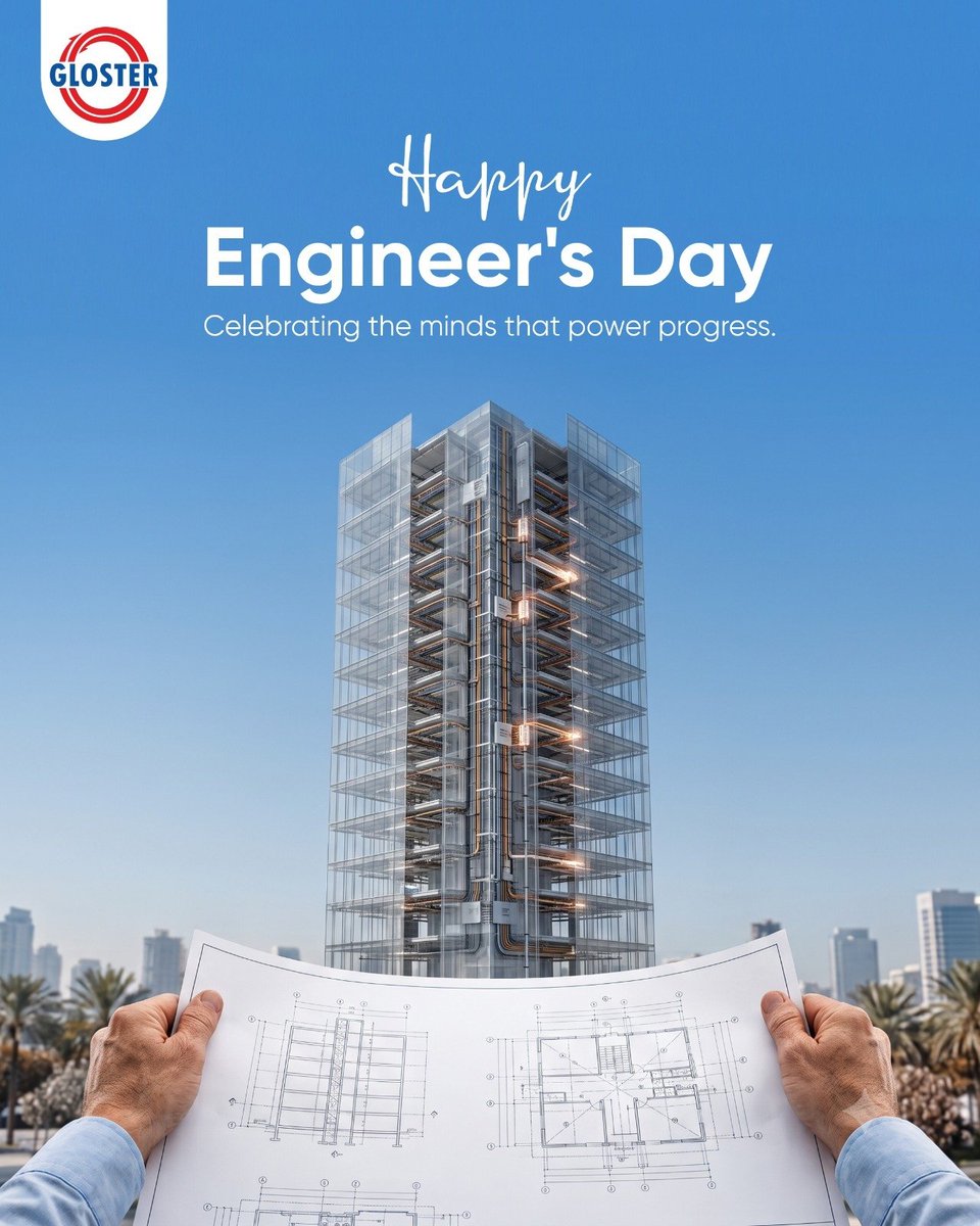 glostercables's tweet photo. Engineering turns ideas into reality, and strong connections help power that journey.
This Engineers’ Day, we celebrate the brilliant minds shaping a smarter, stronger tomorrow.

Happy Engineers’ Day!

#GlosterCables #cablesandwires https://t.co/JvtTlextoR