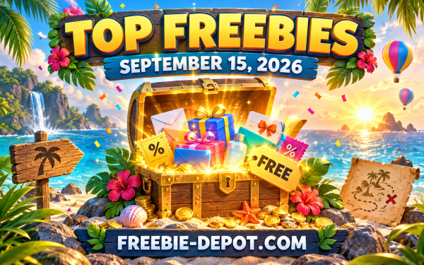 FreebieDepot's tweet photo. Top Freebies for September 15, 2026 – FREE AI Tools, Superwater, Pet Food, Birthday Subs, Tito’s Swag & More! https://t.co/VZENWHJcR7 #TopFreebies #SeptemberFreebies #Freebies2026 #FreeStuff #FreeSamples #FreeProducts #FreeFood #FreeDrinks #FreeAITools #BirthdayFreebies https://t.co/XdHqcIHsyH