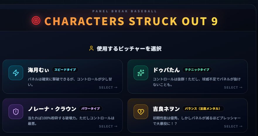 mitsuru_reality's tweet photo. ストラックアウトのゲームを作ったので配信でやろうと思います。 https://t.co/3yTqxi68xK