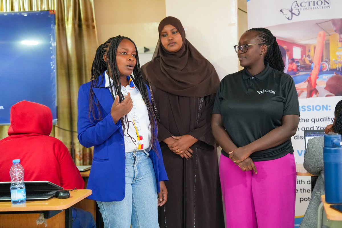 AMPLIFY_Girls's tweet photo. Day 2 of the Kenya partner learning exchange at @TheActionKenya was eye-opening and immersive.🍀👏

The AG Kenya partners and team experienced TAF's digital literacy training session for girls and young women with disabilities. During the session, partners also shared insights into their work for women and girls in different regions in Kenya.

The fireside chat with girls, mentors, and caregivers of girls with disabilities was the highlight of the 2-day experience🌟. The conversation gave girls the opportunity to share their journey toward agency, showing how mentorship and an enabling environment help girls thrive.

A big thank you to TAF for organizing a great learning experience for partners.

#LearningExchange #AMPLIFYHer #GirlsinSTEM