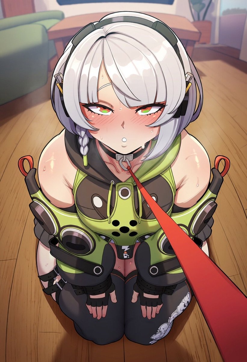 Slave118165's tweet photo. Headmaid Vivian here again~
Cute little pet Anby wanted to show off her cute new leash! 💜

But… of course mutts don’t speak 🤭
So I’m talking for her~
Isn’t that right Anby?~

“Arf Arf!”

Good Girl~
Tell them how much you love being a dumb dog~

“Woooooofff Arf Arf!” https://t.co/1GcvYcSjSY