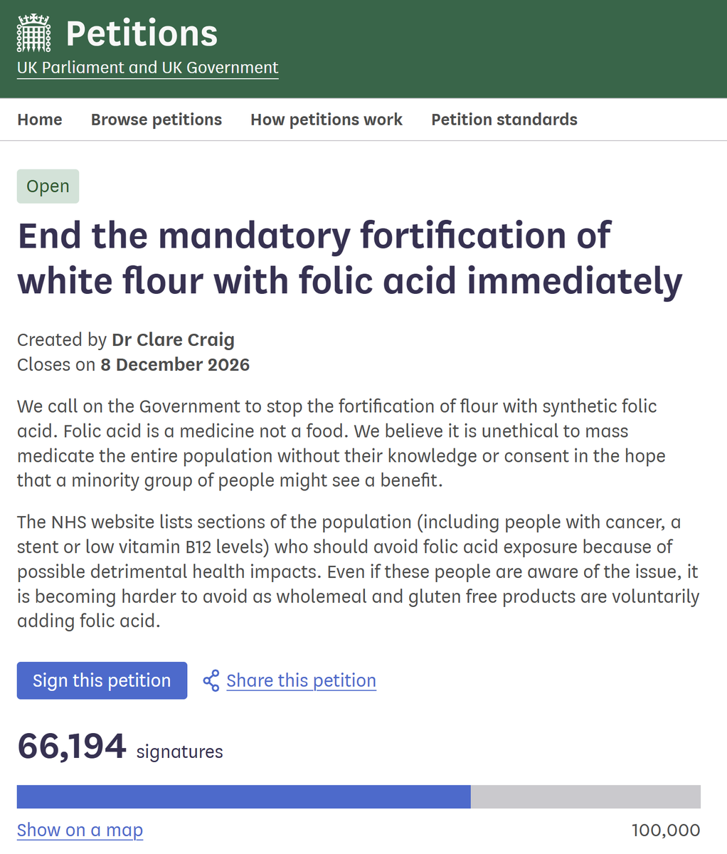 ClareCraigPath's tweet photo. Summary thread of the key issues around folic acid.

We will not reach 100,000 without some help. https://t.co/1WOf2Fbo1r