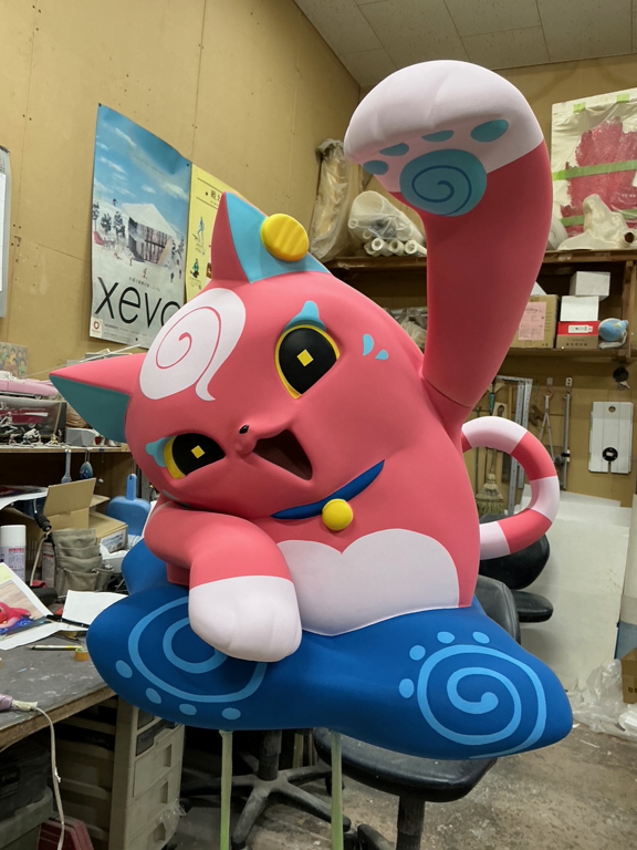 AkihiroHino's tweet photo. 今回のTGSは、５日間 がんばるぞー！
制作中、リアルキネコ「イエイ！」 https://t.co/rFAkhPXjL0