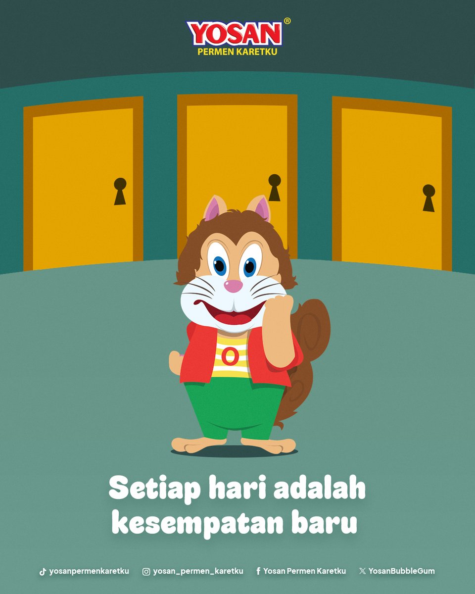 Yosanbubblegum's tweet photo. Semangat untuk hari ini, Sahabat Yosan https://t.co/22157Jejor