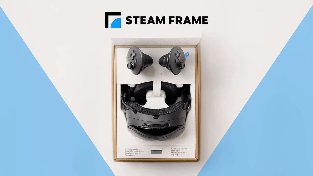 gigazine's tweet photo. 「Steam Frame」海外レビューまとめ、PCからの無線ストリーミングは高評価だが本体でのゲームプレイに難あり＆Meta Quest 3との比較も https://t.co/1jyQV8zyfM