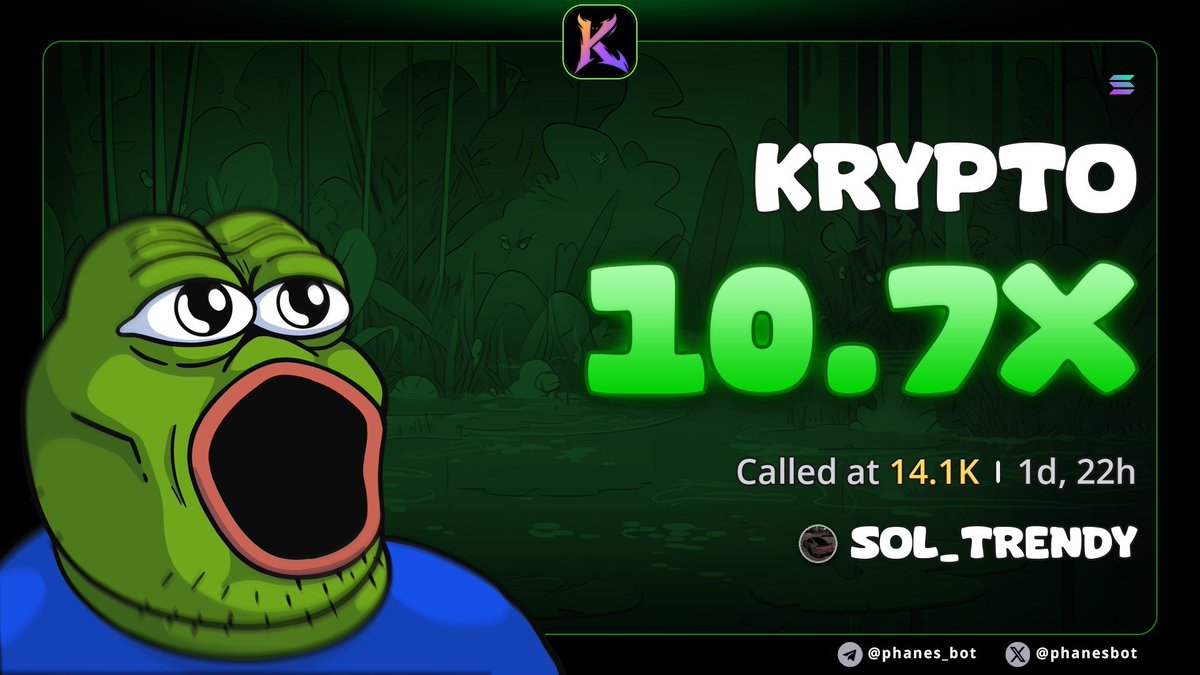 SOL_TRENDY's tweet photo. 10X PUMP ON MY CALL ON $KRYPTO

CA>

2qEubd7GwtZbCqDu1uQwNC4kNaJLBdRUcWKpckTypump https://t.co/Xqyn9Fwx4j