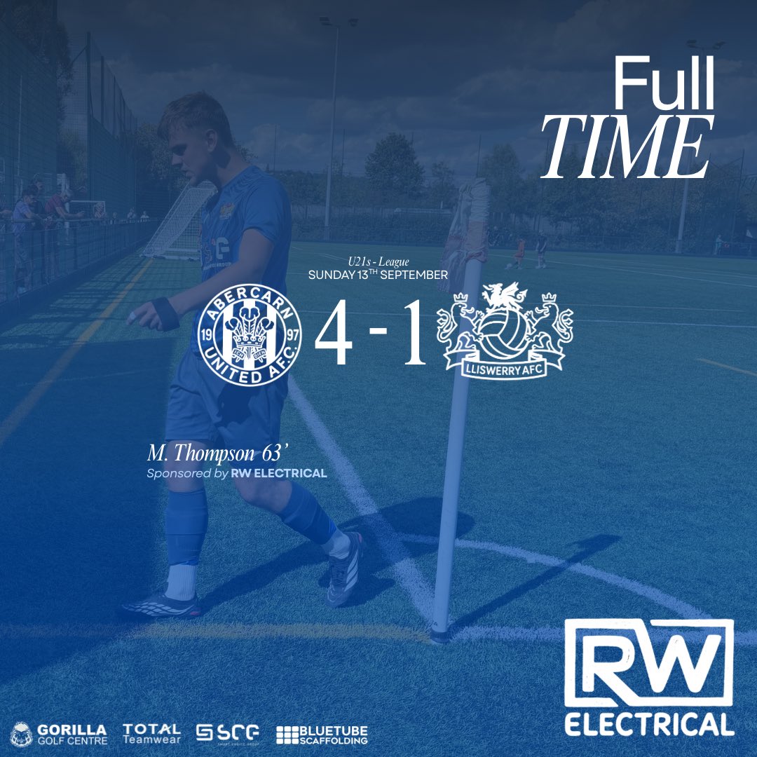 LliswerryFC's tweet photo. Frustrating result for the U21s on the road against @AbercarnUnited who took advantage in the second half and claimed all 3 points. All the best for the season🦎🤝
Mckenzie Thompson adding to his tally for the season, kindly sponsored by RW Electrical ⚡️
#UpTheLlizards💙⚽️🦎 https://t.co/cXO6Me3KlY