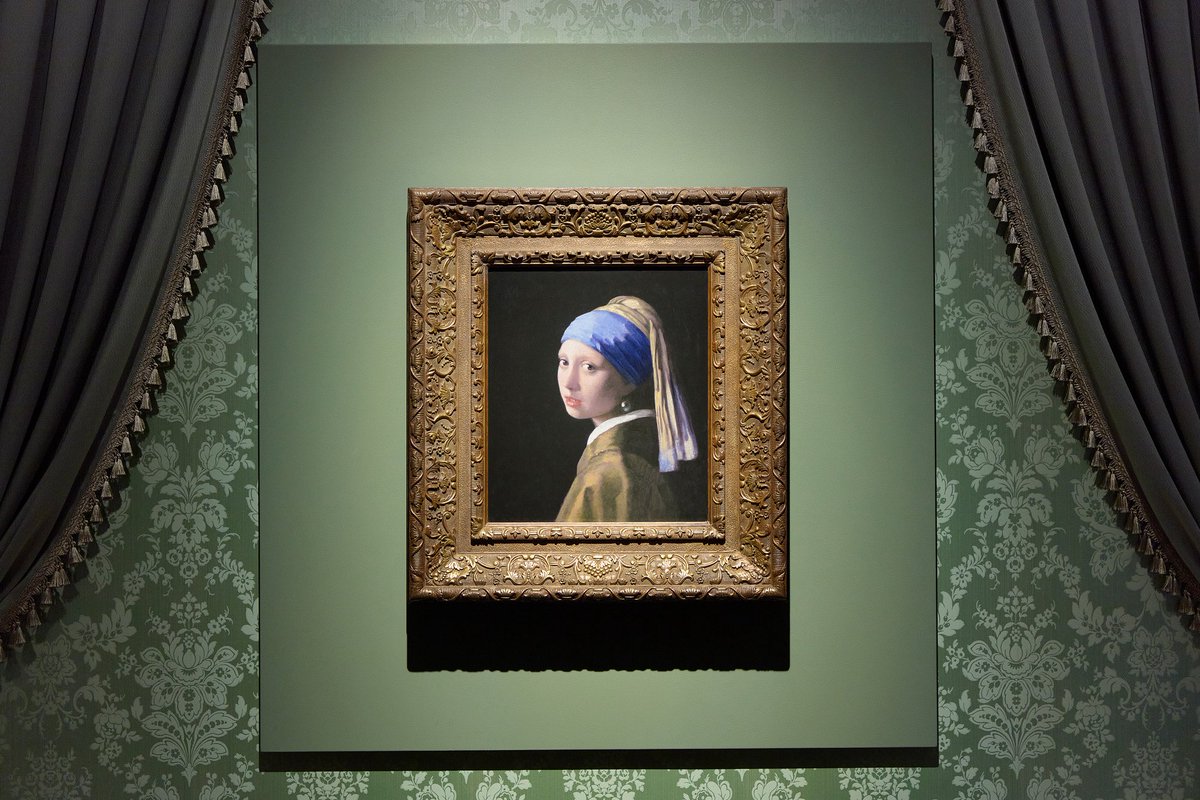 OtsukaMuseum's tweet photo. フェルメール作「#真珠の耳飾りの少女」をイメージしたソフトクリームが期間限定で登場✨

【期間】2026/9/19(土)～23(水祝)
【場所】地下3階カフェ フィンセント
10:30～16:30
1日150食限定  真珠の耳飾りのソフトクリーム 650円(税込)
※カフェのみのご利用は出来ません(要入館料) #大塚国際美術館 https://t.co/TAHWJLNnTA