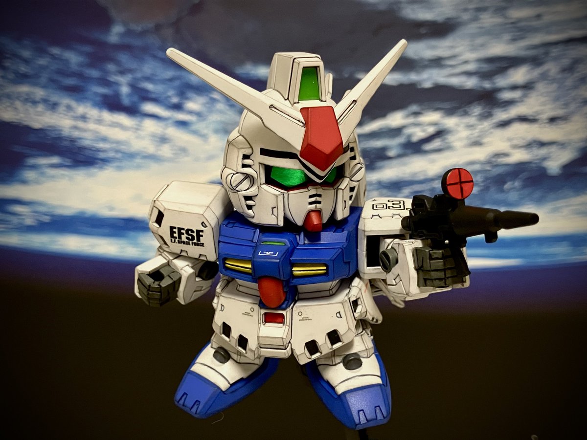 akagi2s4953's tweet photo. #GP03ステイメン 
#GP03 
#ガンダム試作3号機 
BB戦士 SDデンドロビウムの中身のステイメン君 https://t.co/cCSQtGMAfz