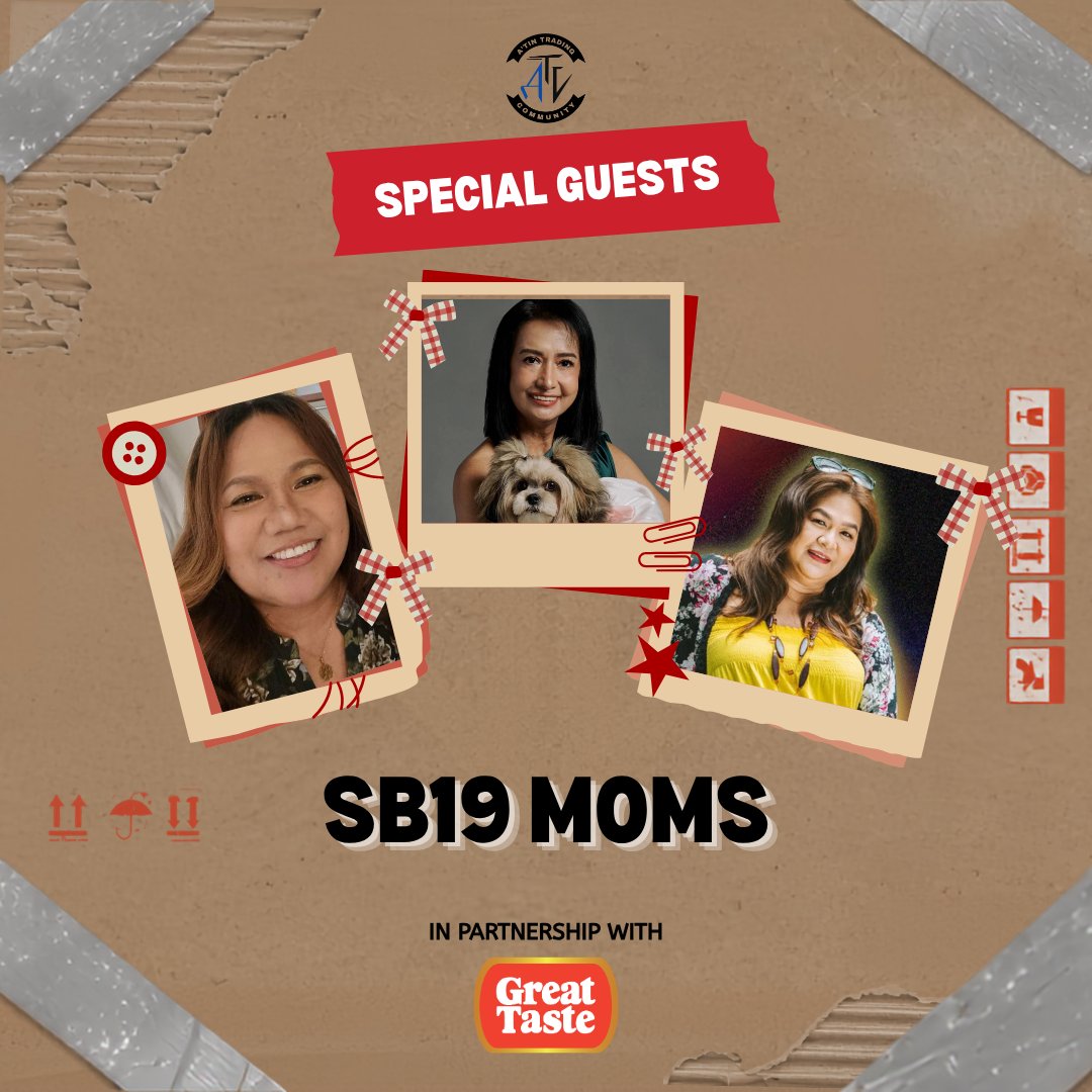 rjfg04's tweet photo. Here’s our FINAL GUESTS REVEAL for October A’TIN: I WAS There — Celebrating 8 Years of SB19! 🎉

Our celebration wouldn’t be complete without the amazing SB19 Moms! 🫶 🥰

📲 Register now kindly scan the QR code

#OctoberATIN #IWASThere #SB19Moms #SB19 #ATINTradingCommunity https://t.co/E7OuKnO8aK
