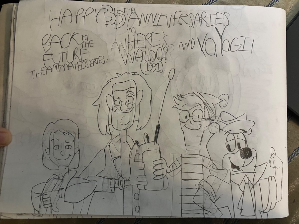 terr_k80106's tweet photo. Happy 35th Anniversary to Back to the Future: The Animated Series, Where’s Waldo? (1991) and Yo Yogi
#Crossover #BacktotheFuture #BacktotheFutureTheAnimatedSeries #DrEmmettBrown #MartyMcFly #WheresWaldo #YoYogi #YogiBear https://t.co/LQlBwK85Aa