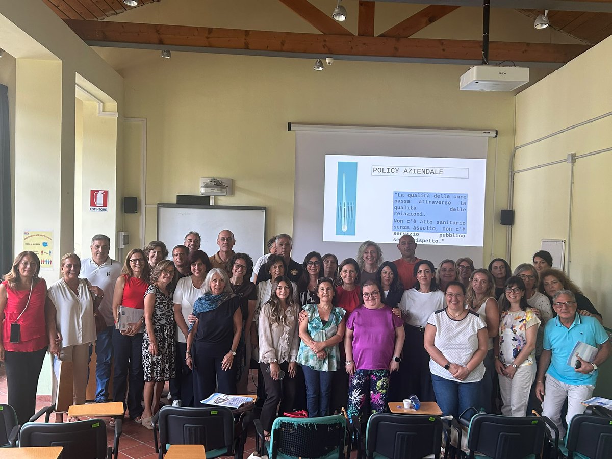 AspMessina's tweet photo. L’Umanizzazione e la Comunicazione quali Standard di Qualità: al via la Formazione per l’Area Amministrativa dell’ASP di Messina. Si è svolta presso l’Aula della Cittadella della Salute la prima giornata del percorso formativo promosso in attuazione della nuova Policy Aziendale https://t.co/97NJq3cdAR