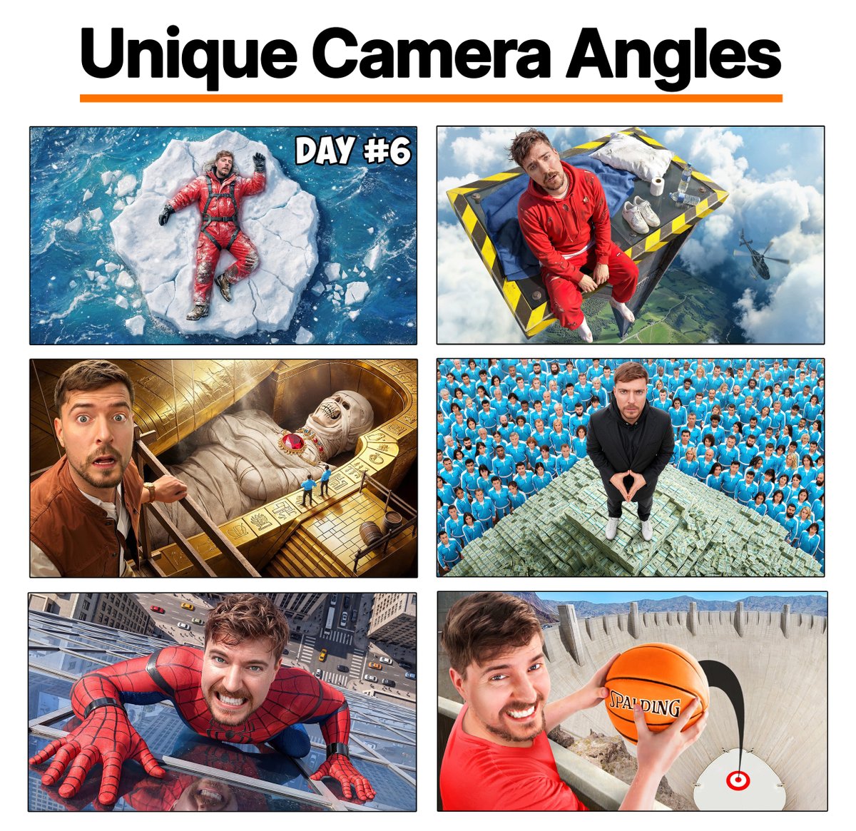 YuvrajClicks's tweet photo. Using unique camera angles is the best hack we can use in our thumbnails.

YouTube feed is all filled with the same simple angles, but when we see something unique, our eyes instantly catch it as it grabs the attention.

Use this trick in your next thumbnail. https://t.co/JK1XB1HXDD