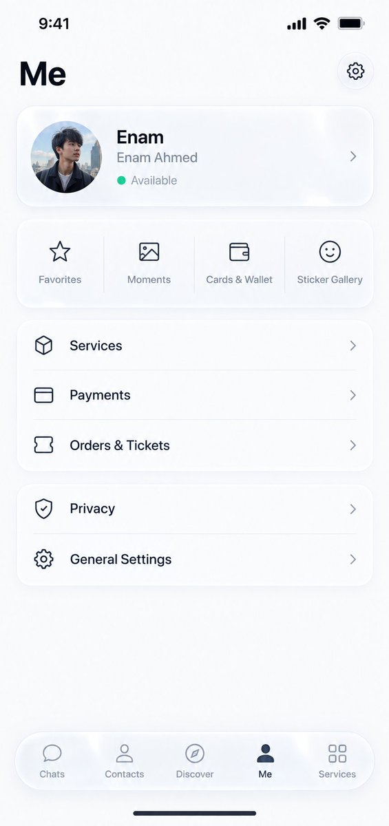 chjnzee's tweet photo. gen by gptimgv2 #wechat #ui #gpt #redesign https://t.co/hntSpSbcqB