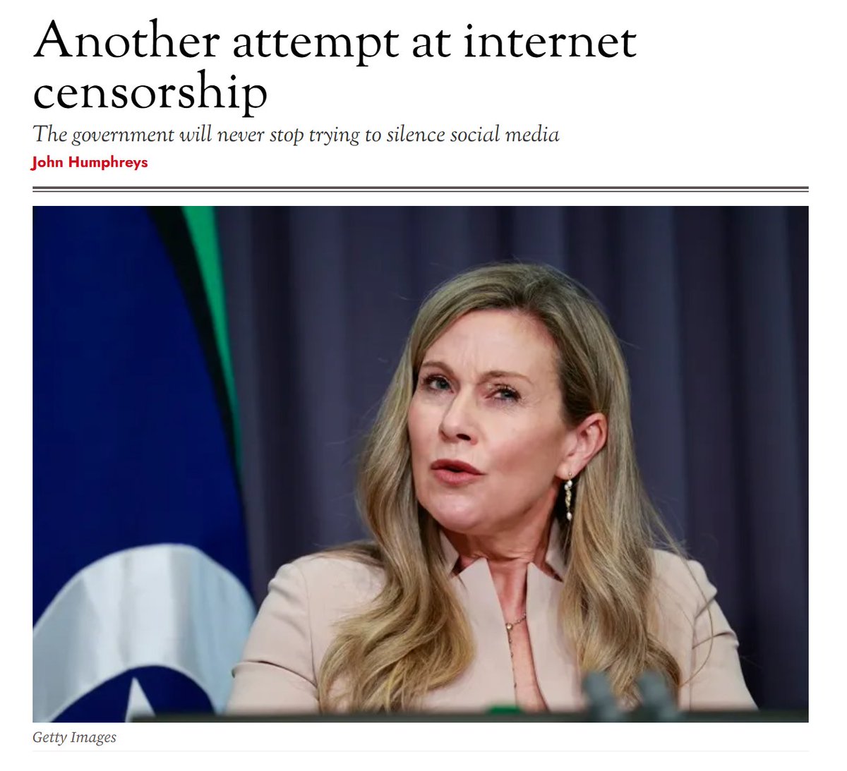 SpectatorOz's tweet photo. Social media scares the government - why else do they keep tabling legislation to silence it?

Their latest attempt is the 'Digital Duty of Care' - another bill named to imply 'safety' rather than silence.

Article | https://t.co/67Z85QLHLf https://t.co/NHyRjQJblb