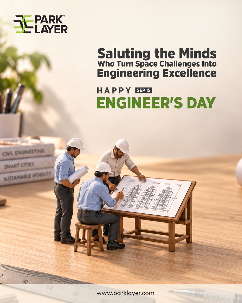 LayerPark41245's tweet photo. Where engineering meets innovation, every parking challenge becomes a smarter solution. Parklayer wishes a Happy Engineers Day! 

#HappyEngineersDay #EngineeringTheFuture #EngineersInAction #InnovateBuildInspire #EngineeringExcellence #CheersToEngineers #ParkLayer https://t.co/ZOQCXgWrR7