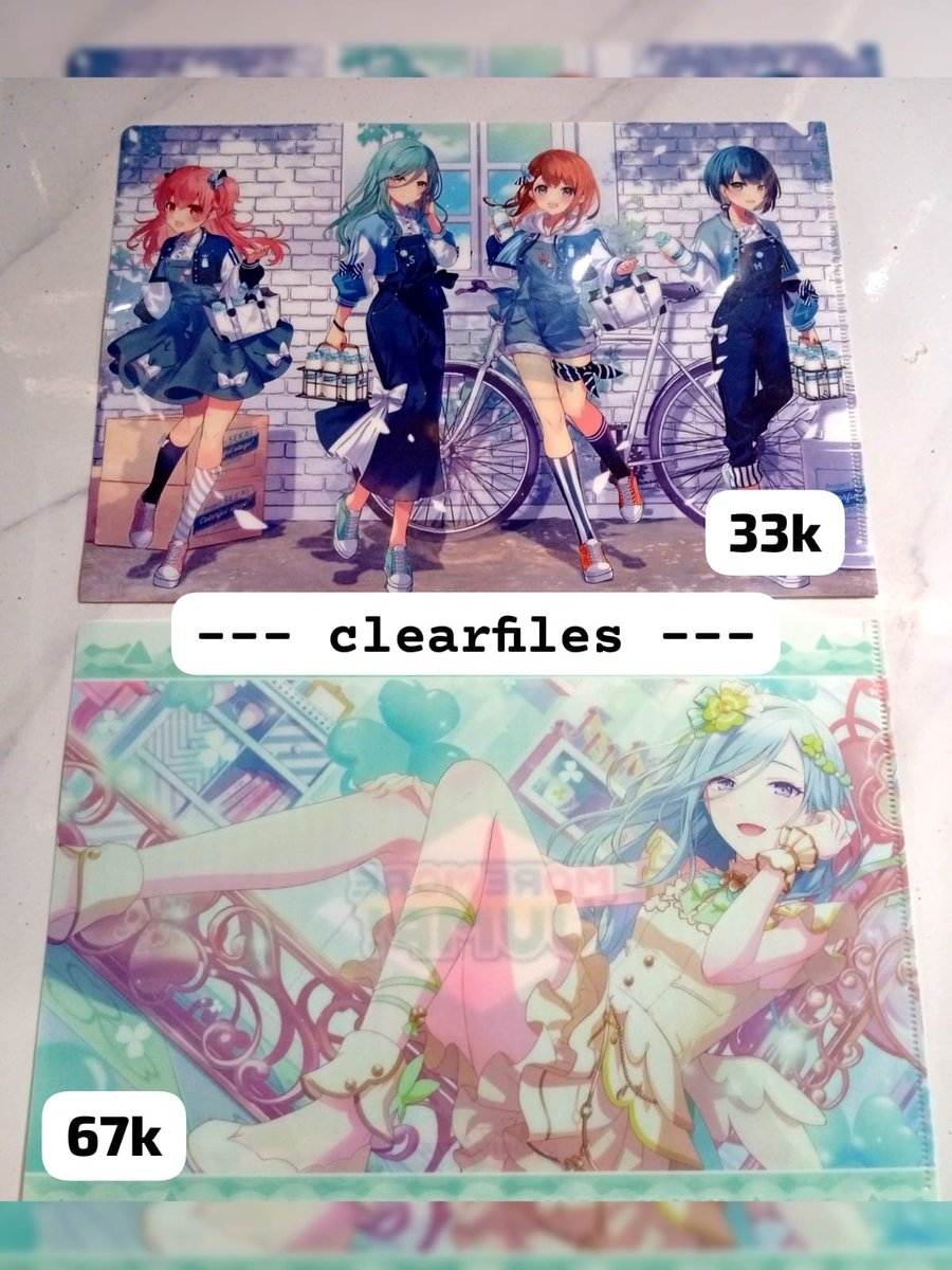 Aidoharu's tweet photo. #WTS edisi pensi part: clearfile, shitaijiki, shikishi, coaster 🙂‍↕️ sembari menunggu sisa barangku yang nyangkut di handler GO 

#warungprsk #warungpjsk #warungproseka #warungjajan #warunggame #splitproseka https://t.co/l4dthuuidk