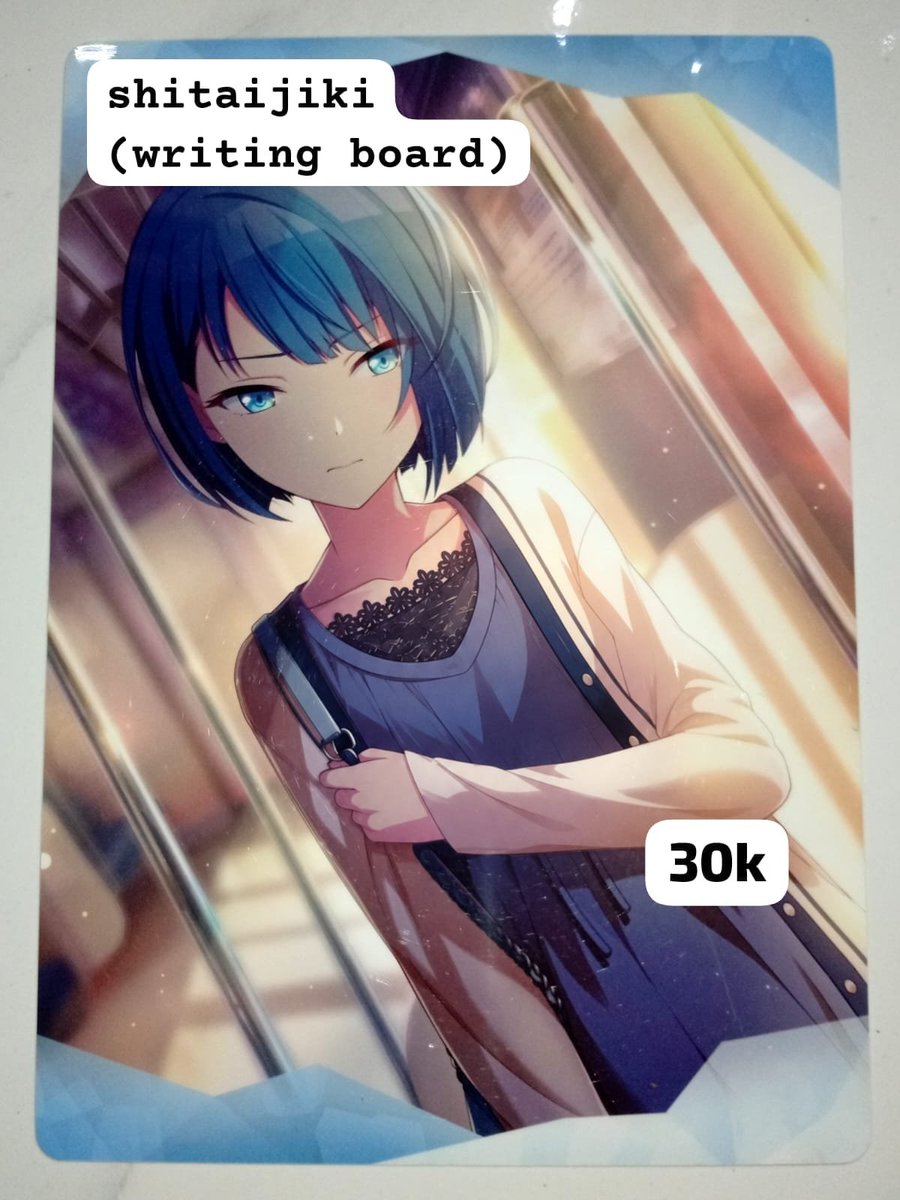Aidoharu's tweet photo. #WTS edisi pensi part: clearfile, shitaijiki, shikishi, coaster 🙂‍↕️ sembari menunggu sisa barangku yang nyangkut di handler GO 

#warungprsk #warungpjsk #warungproseka #warungjajan #warunggame #splitproseka https://t.co/l4dthuuidk