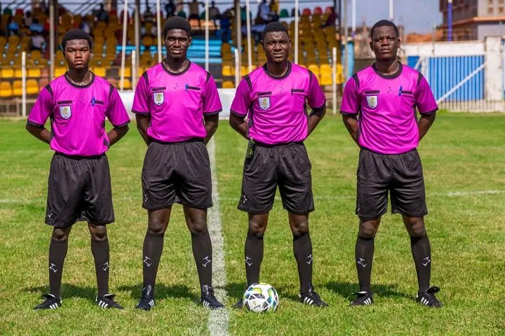 gh3rdteam's tweet photo. NEW LOOK. NEW STANDARD

Our referees are stepping onto the pitch in style this season - kitted with brand new uniforms and boots!
 Sharp look, greater confidence.
 #GPL  #RespectTheReferee https://t.co/1aeJJppvQ6