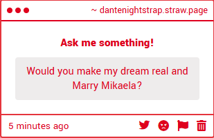 DanteNightstrap's tweet photo. hmmm
Can i still be a Hero if i marry Mikaela tho? https://t.co/nZPXuHI0F4