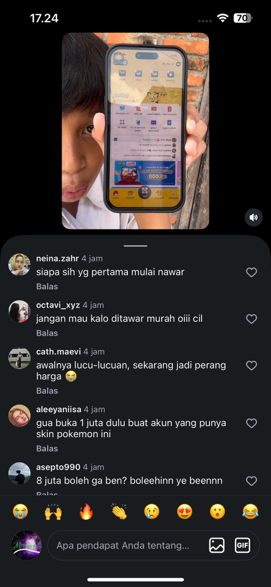 janita025's tweet photo. lah yg awalnya cuma kasi tau ada skin pokemon, sekarang udah pada siap keluar duit 😭 https://t.co/cN9Gia8kGh