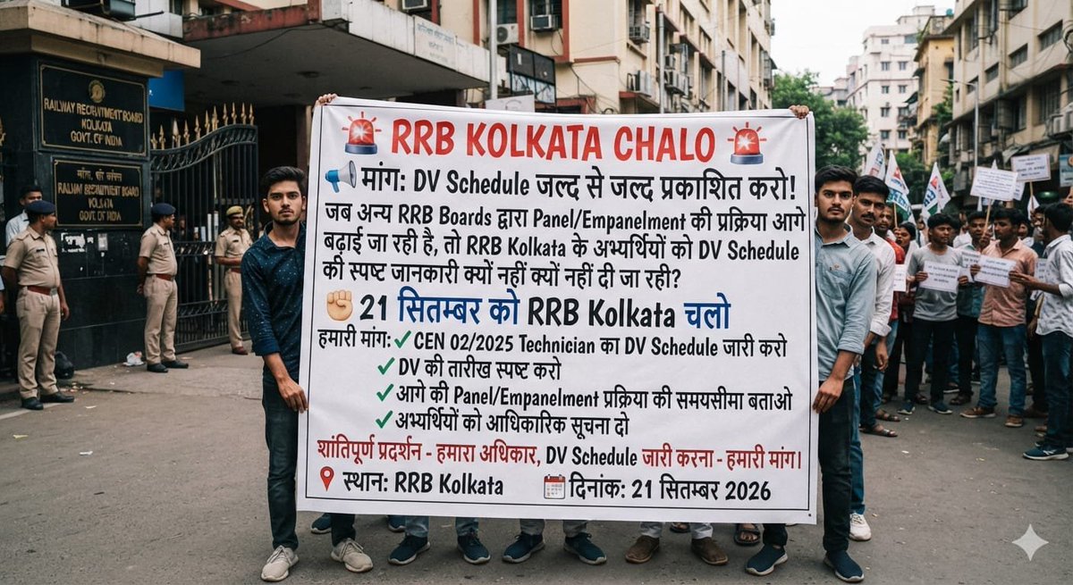 PRINCEYADA86462's tweet photo. RRB kolkata technician 2025 dv date do @RRBKOLKATA @ChairmanRRB @RailwaySeva @AshwiniVaishnaw @RailMinIndia @PMOIndia @RailwayBoard
#RRB_Kolkata_Release_Full_DV_Schedule_CEN02_2025 https://t.co/wP2lMpMI8z