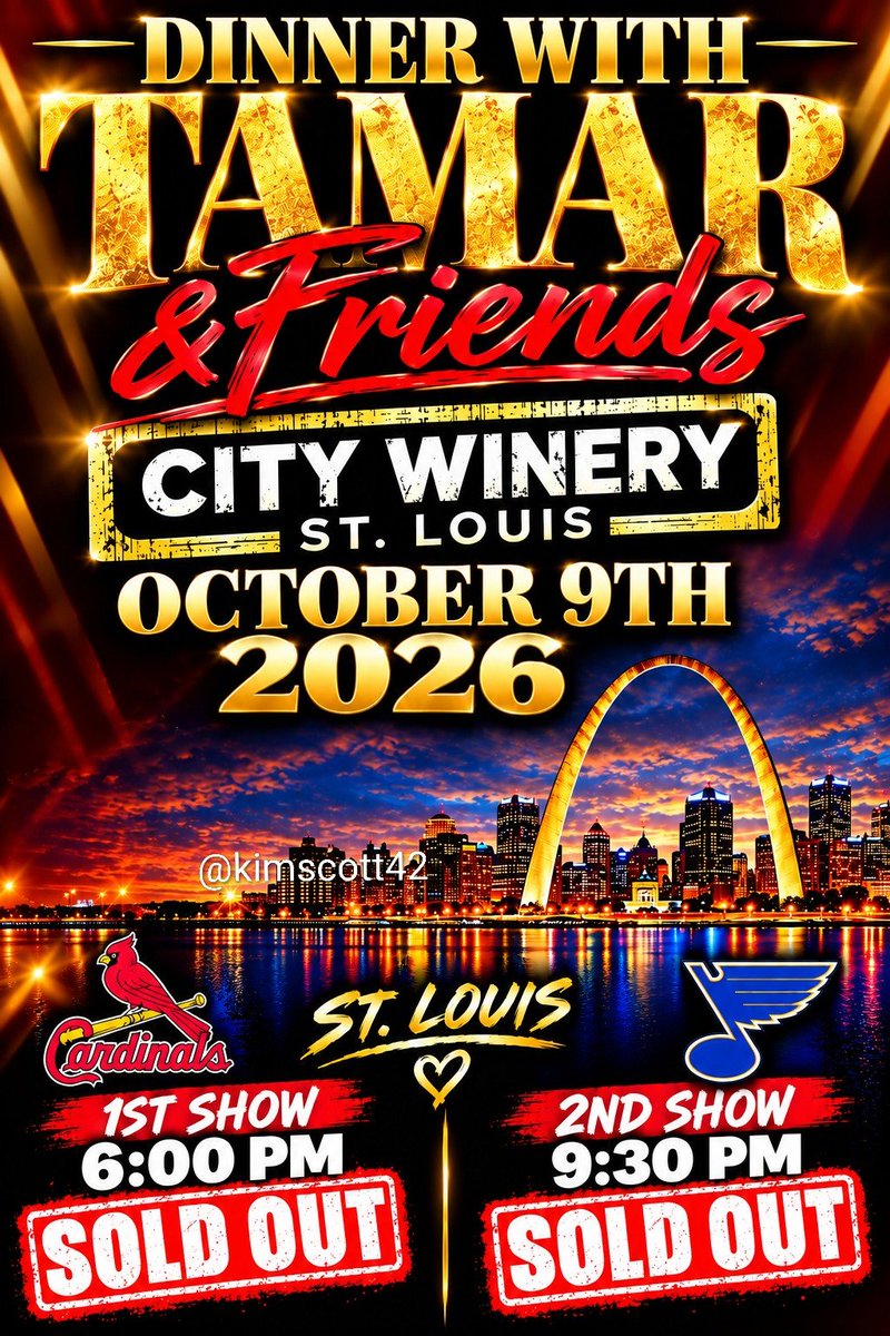 KimScott861759's tweet photo. ST.LOUIS IS NOW SOLD OUT‼️

#DinnerWithTamarAndFriends
#TamarBraxton 
#TheseCitiesNotPlayingAboutYou
#AllShowsSellingFastLikeCrack
#SheGoneKeepSellingOutWhileYallKeepTalking
#AnotherCitySoldTfOut

https://t.co/BrgeAAlwnc https://t.co/E8dJJATjBr