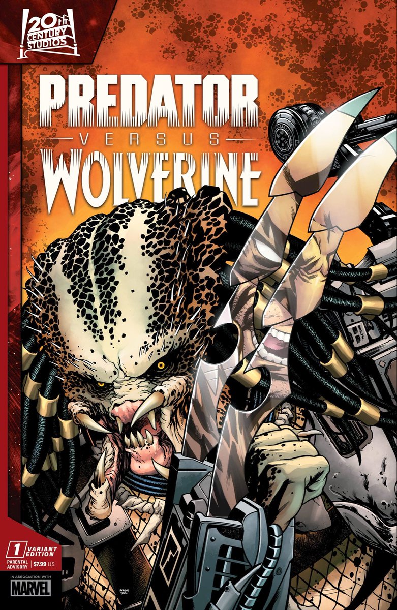 AVPAlo's tweet photo. Marvel's
PREDATOR versus #WOLVERINE (2025) https://t.co/IicHhO4rE0