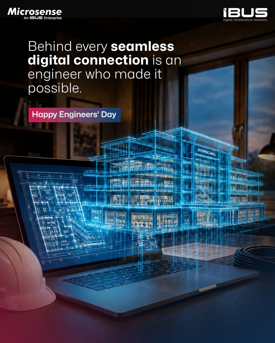 ibusglobal's tweet photo. To the engineers building the foundations for a digitally connected tomorrow. 
Happy Engineers' Day! https://t.co/fcxjSDMl9u