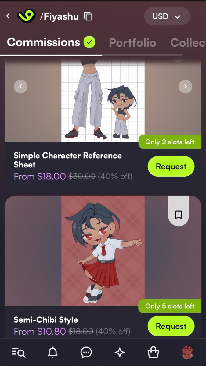 Fiyashu's tweet photo. My commission are open in Vgen with 40% off! https://t.co/QwLgcZ6Exo