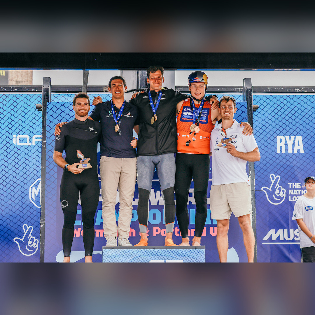 severnewind's tweet photo. Tamar Steinberg (ISR) and Luuc van Opzeeland (NED) are the 2026 iQFOiL World Champions after six days of racing in Weymouth.

Results 👉🏽 https://t.co/TWQuUNhnqy

Photos: Sailing Energy / iQFOiL International Class

#Severne #iqfoil https://t.co/WwjNcotcmM