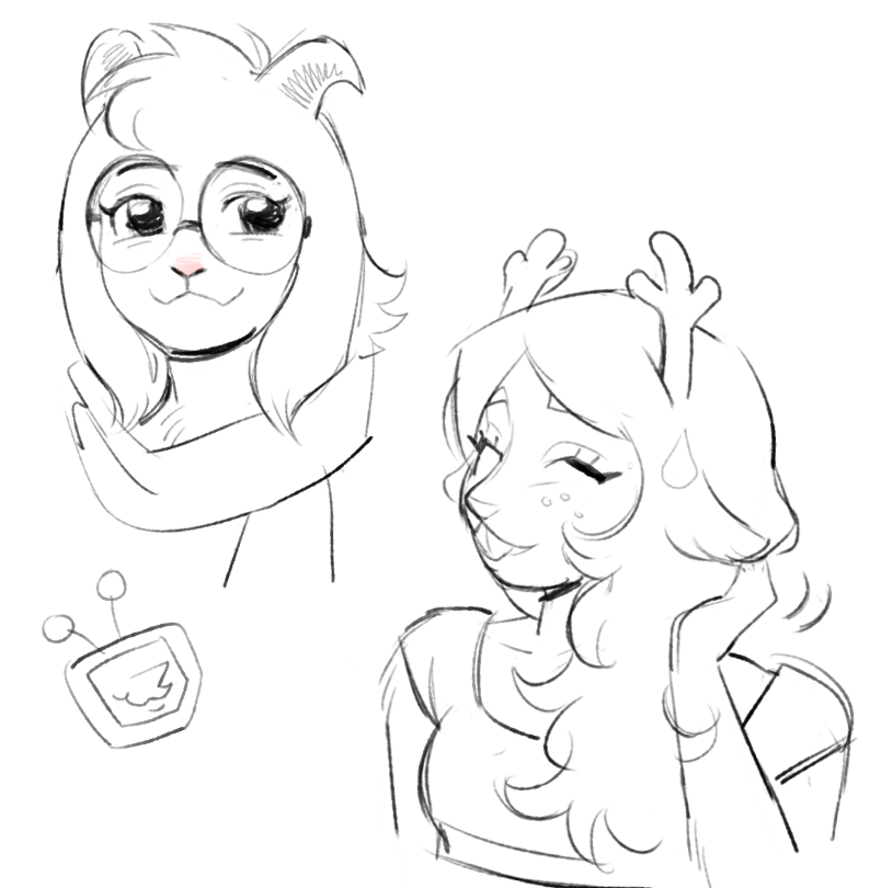 ellabwear's tweet photo. Cuties #deltarune https://t.co/hLb7W2OYdR
