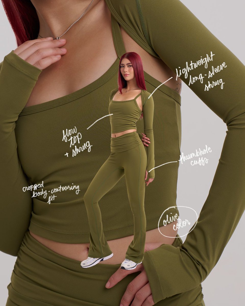 miliclubofc's tweet photo. introducing the Flow Set.

soft, easy, and made for the in-between.

Flow Top + Shrug. Flow Flare.
made to move together or on their own.

tonight. 8PM. https://t.co/WLaA0zRZJW