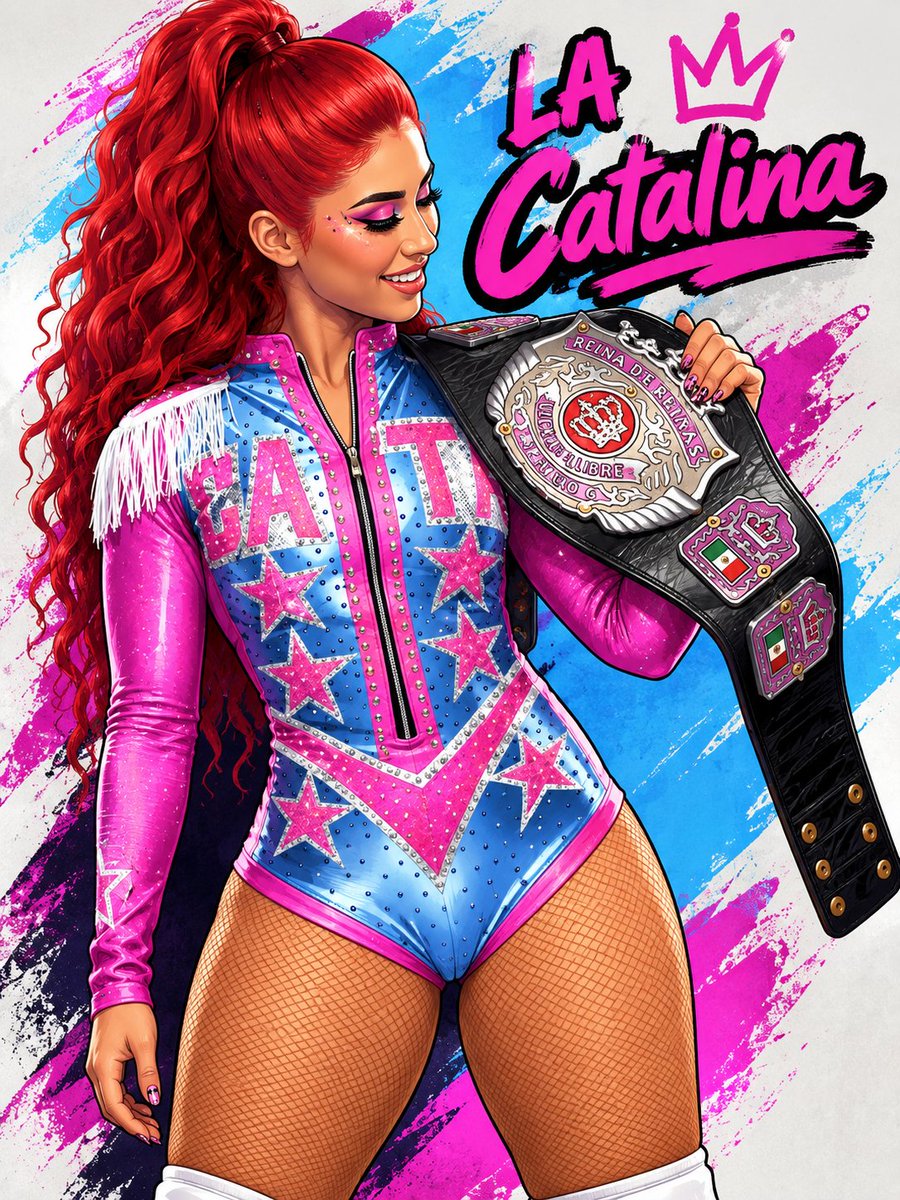 WrestleShots26's tweet photo. @LaCatalinagar #AAATriplemanía #AAATriplemaniaCDMX #LUCHALIBREAAA 🇨🇱🇲🇽🫶🏻🙌🏻❤️ NUESTRA CAMPEONA ☝🏻 https://t.co/8SMZ3EkNqK