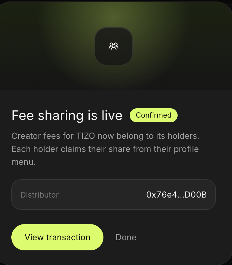 0xfortizo's tweet photo. routed fees to holders. ggs https://t.co/nQ4uAKcbda