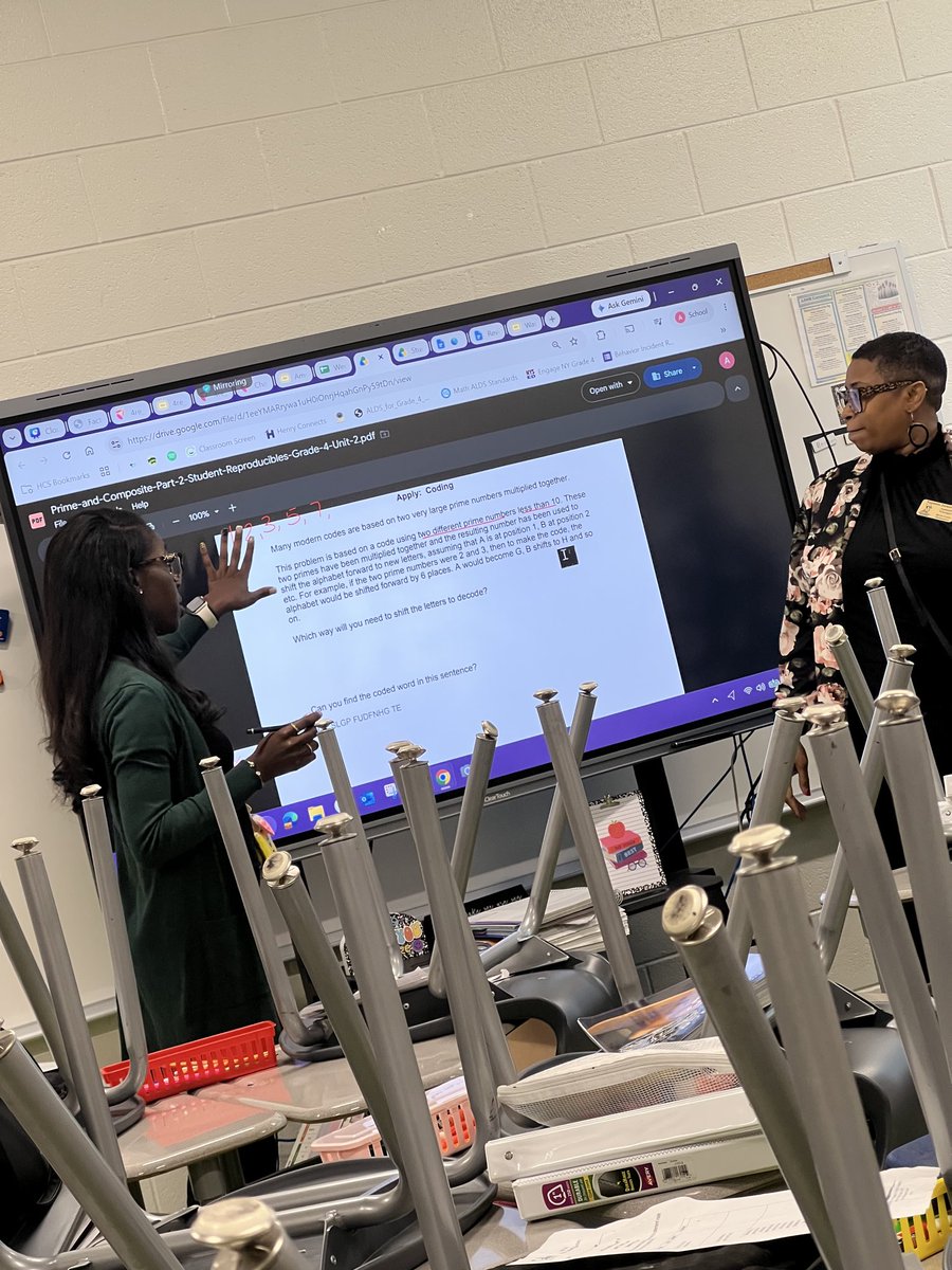SJacksonEDU2's tweet photo. 4th grade Math collaborative planning is a safe space to model, practice, and sharpen our skills before we hit the big stage: the classroom! 🎭📐 @QuaviousWright @dr_tiffanyl @BCE_HCS #TeacherCollaboration #MathInAction https://t.co/or5UG9YZi4