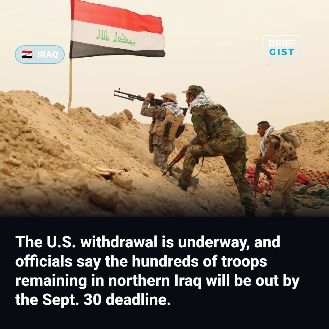BriefGist's tweet photo. As the last US troops pack up in Iraq, militias signal their weapons will stay https://t.co/6mLPGDCJfB