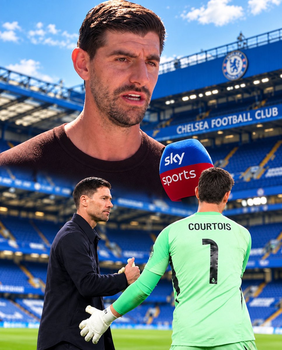 Asquare_CFC's tweet photo. 🚨⚽Former Chelsea goalkeeper Thibaut Courtois believes Xabi Alonso will do great things at Chelsea — but he also pointed out something painfully familiar. 👀😳 

🗣️ “I guess they have to sort a bit the same issue we have, that we concede too many chances.”

That part will hit Chelsea fans. 😭

Chelsea have looked dangerous going forward, but defensively, too many chances are being allowed.

Courtois believes Alonso will eventually settle things and succeed at Chelsea.

Now it’s up to Alonso to prove him right. 💙🔥

Fix the defence, and this Chelsea team could be a completely different animal.

~ @SkySports