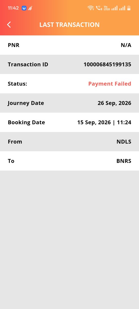 prashantezback's tweet photo. @IRCTCofficial  what kind of low level system you have i am trying to book my tickets as given amount deducted but ticket unsuccessful please refund my amount asap @SBICard_Connect https://t.co/H6JdBR0tqn