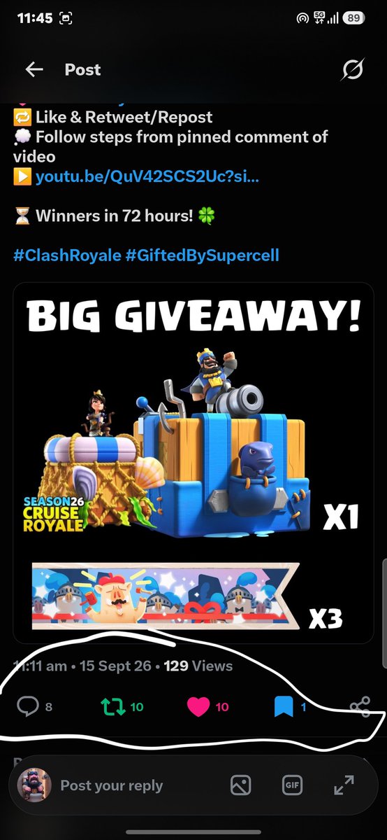 neeraj6h's tweet photo. @MysticWizardCR All task done
Hope i win this time.
@MysticWizardCR https://t.co/xJqif94ttx