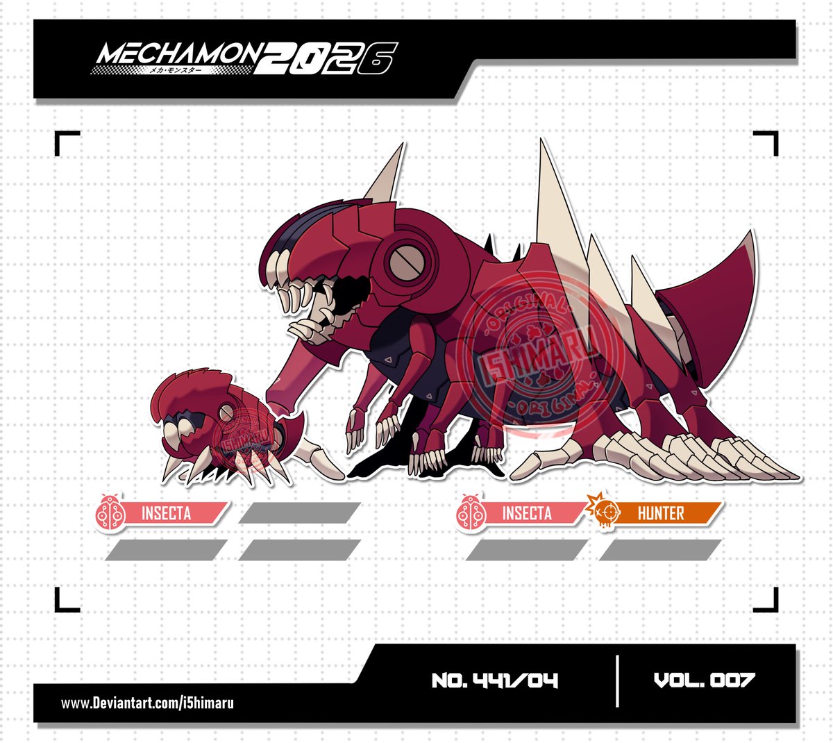 waritsaroot's tweet photo. Mechamon NO.441/04 | VOL.007          

|#Adoptable #CharacterDesign #Mecha #Mechamon #i5himaru https://t.co/Vgqc0b6QpB