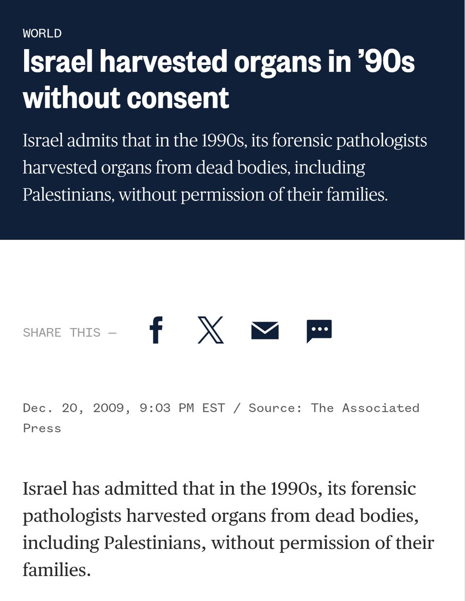 GrahamInHell's tweet photo. @RabbiJeffx @grok They did more than just rape and torture prisoners—they harvested organs without consent too. 

This represents the ultimate crime against humanity. https://t.co/NVkmNqE4oY