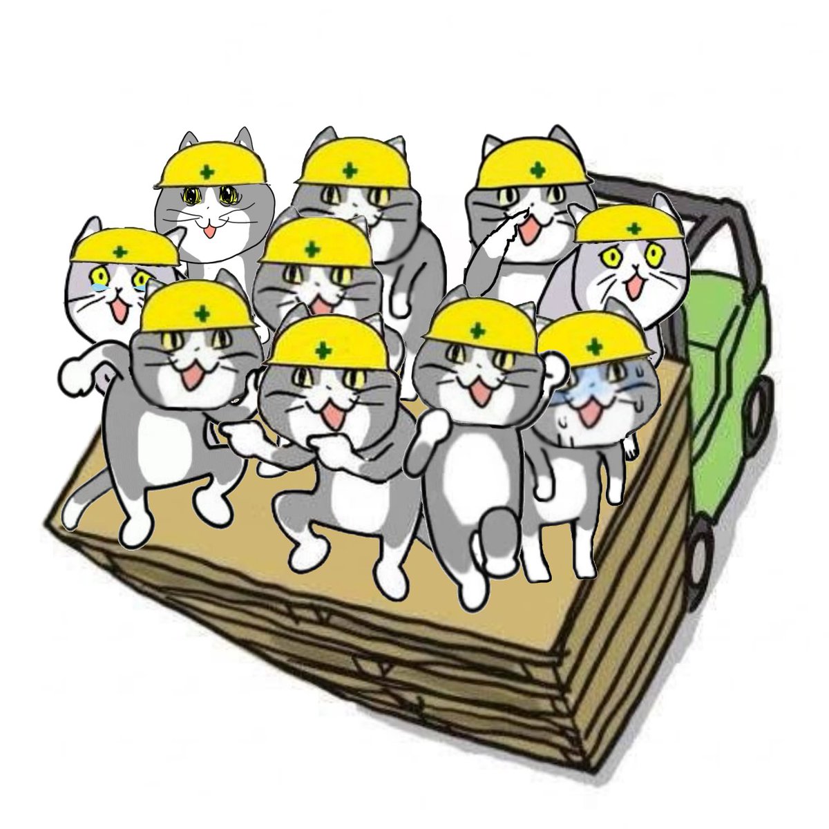 nekogamikourin's tweet photo. 「現場猫みたいな会社が存在しててビックリだわ」

今年4月、北九州市小倉南区にある会社の倉庫で、従業員10人が乗ったフォークリフトが転倒して6人がけがをする事故があり、会社とリフトを操作した部長が、労働安全衛生法違反の疑いで書類送検されました。 https://t.co/xfilviC0sn