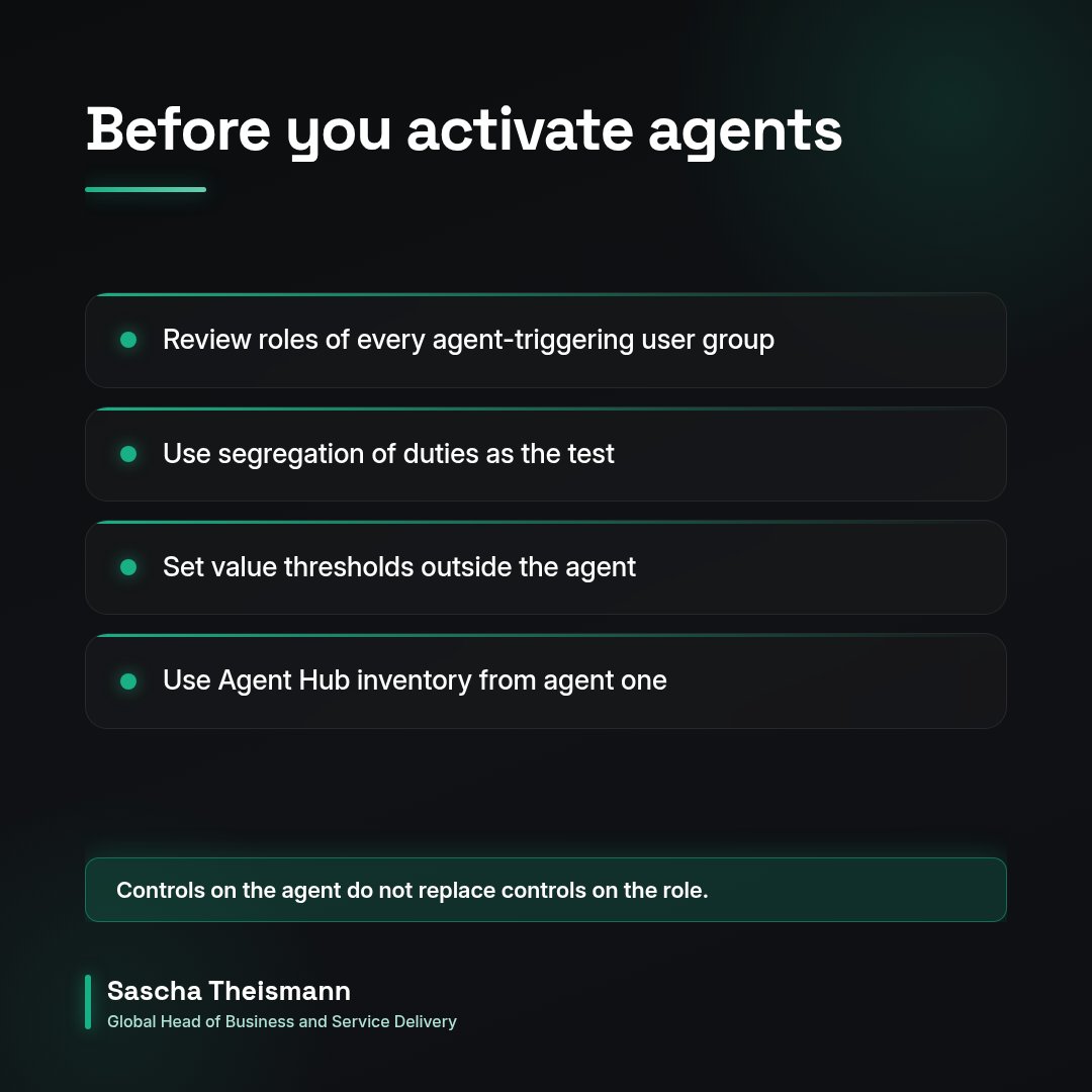 stheismann's tweet photo. Your SAP agent will not have more rights than your users. That is the problem.

Agents act with the user's permissions. Your role concept is now their rulebook.

https://t.co/SnfHFj0FAg

#SAP #AgenticAI #AIGovernance #GRC #CISO https://t.co/QWh9mMotZd