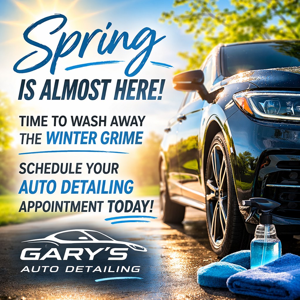CorpangerM's tweet photo. Warmer days are on the way! After winter salt, slush, and grime, refresh your car with professional interior and exterior detailing from Gary’s Auto Detailing. Schedule today: 410-446-7851 https://t.co/UObMOHHXxS