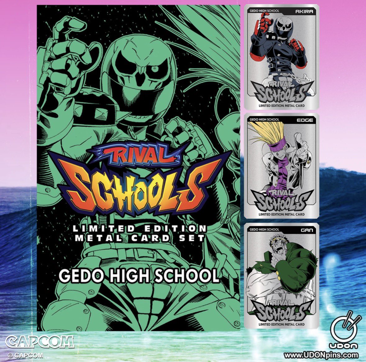 PeteFighter's tweet photo. Rival Schools : Gedo High 
Metal Card Set Now Available from @UdonEnt SDCC UD-ONline! 

Link below https://t.co/QJDSIy6Cw5